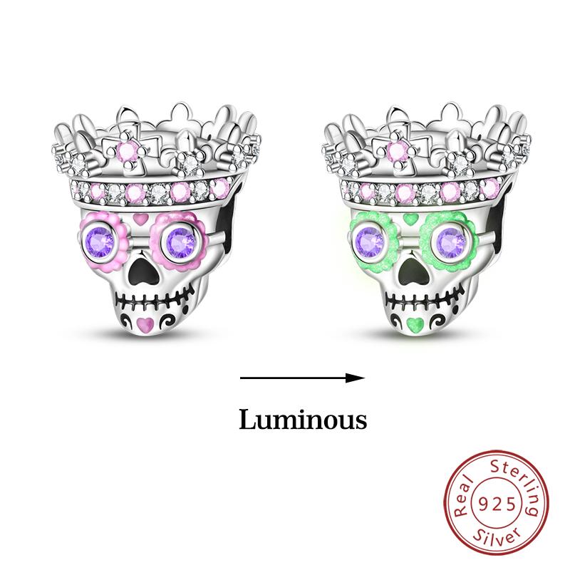 Kupferfarbene Im Dunkeln leuchtende Glühwürmchen Honigbiene Stern Anhänger Perlen Passen Qikaola Original Armbänder Feiner DIY Schmuck Geschenk