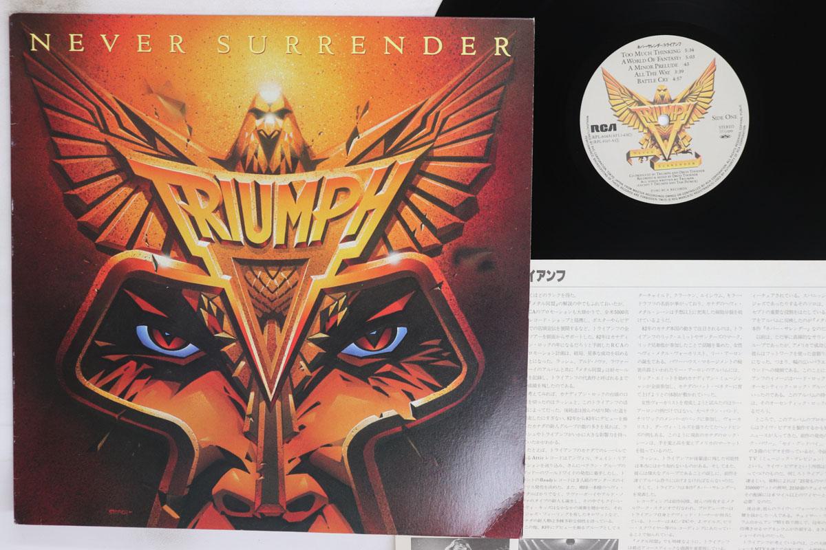 

LP Record TRIUMPH Never Surrender RPL8165 RCA 1983 Japan Metal Used
