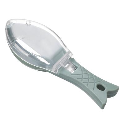 Fish Scaler with Lid Scale Remover Effortless Efficient ABS Cute Fish Shape Fish Descaler Tool for