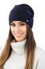 Onyx Elegant Women' Winter Hat Navy Blue