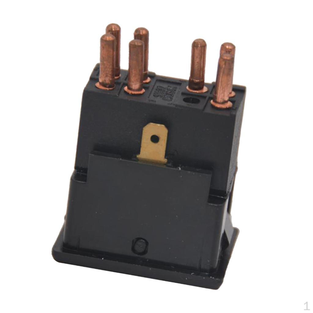 Black Car Hazard Warning Switch 110 130