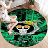 One Piece Straw Hat Pirates Round Area Rug Carpet Rug For Living Room Bedroom Sofa Playroom Decor Nonslip Floor Mat