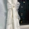 Modern Chemical Fiber Curtain Strap Organza Lace Bow Belt  White Curtain Holder Curtains Decorative Accessories