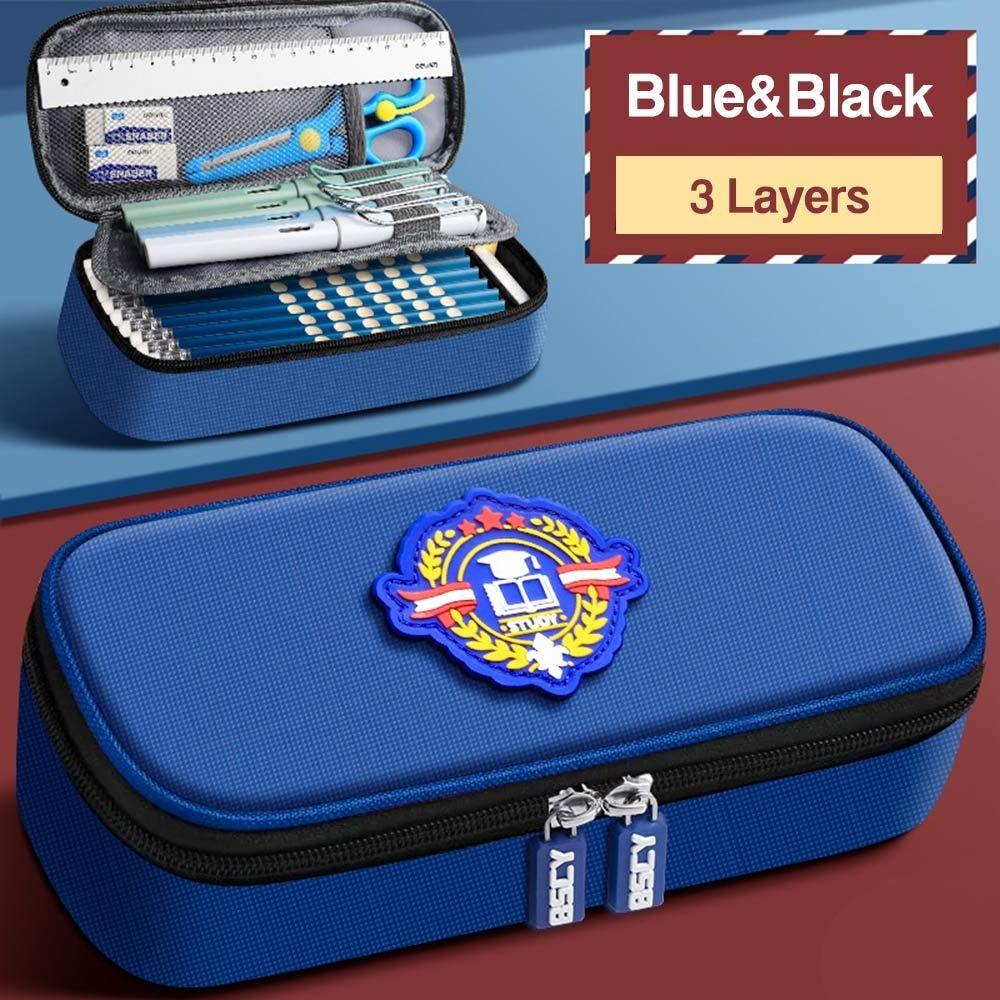 Large Capacity Pencil Case Canvas Stationery Bag Creative Pen Box  Gift