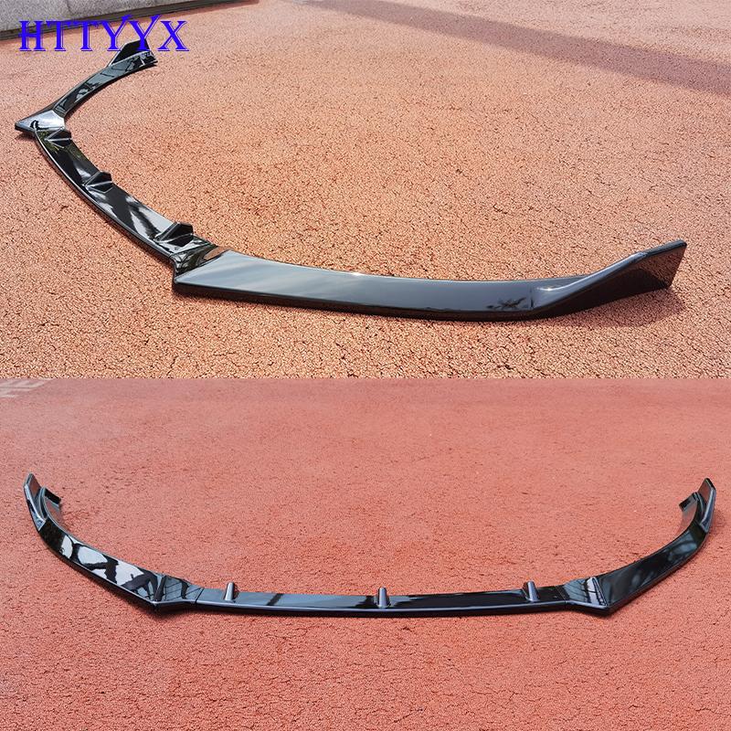 Lèvre de Spoiler Diffuseur de Lèvre Diviseur de Pare-chocs Avant de Voiture Kit Carrosserie Spoiler Garde-boue Pour Golf 6 MK6 GTI GTD 2008 2009 2010 2011 2012 2013