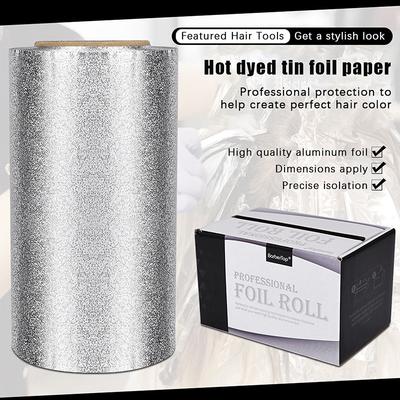 30/50 Meters Professional Heavy Duty Aluminum Foil For Hair Coloring Highlights Bleaching Salon Barber Styling Tools
