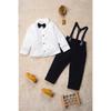 1-5 Years 4 Piece Bowtie And Slopephone Suit Baby Set