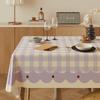 ZISIZ PVC Waterproof Oil-Proof Easy Clean Tablecloth