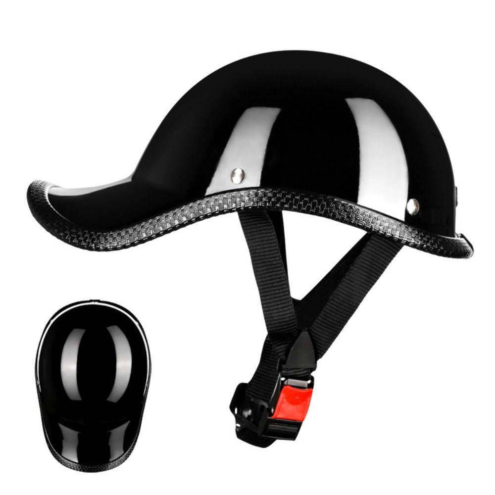 

Universal Electric Half Helmet Safety Protective Bicycle Equipment Retro Motorcycle Helmet Adults style 3