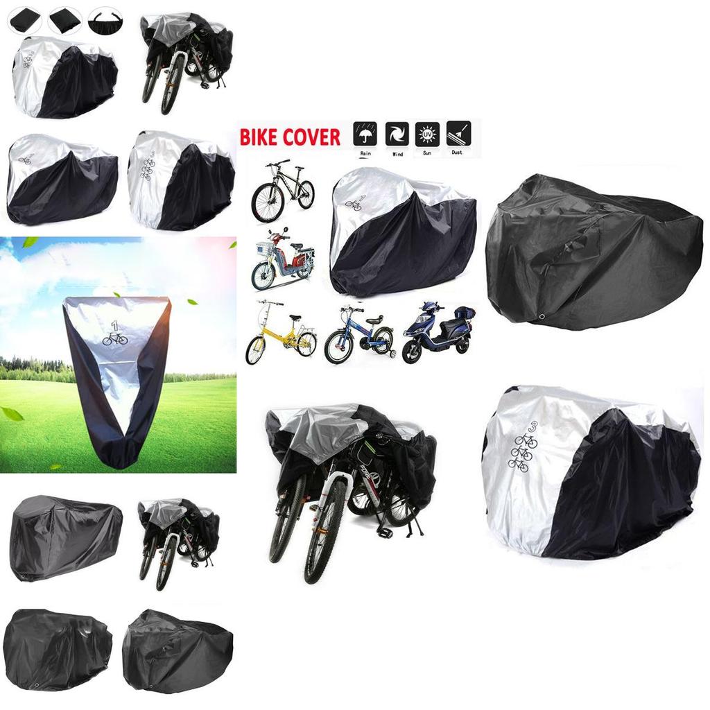 High Density Waterproof Bicycle Cover For Single Double Triple Bikes With Sun Protection