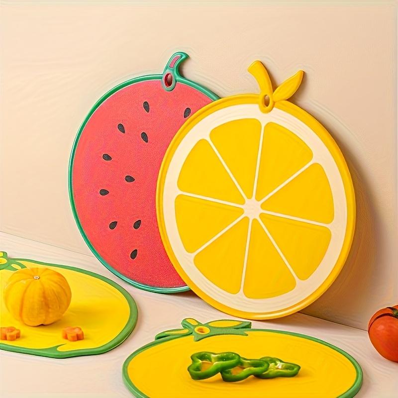 Two Complementary Fruit Watermelon Lemon Cutting Board, Suitable for Kitchen, Food, Safe Home, Picnic 30cm/ 11.81in