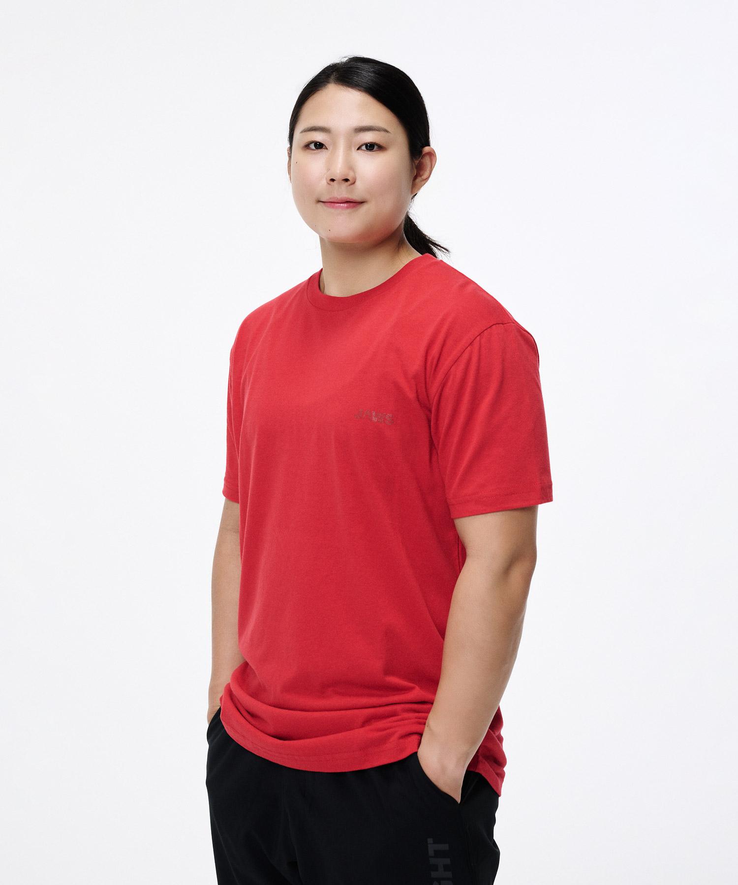 Limelight Apparel Jaws Wave Logo T-Shirt (Red/Dark Red) Red/M