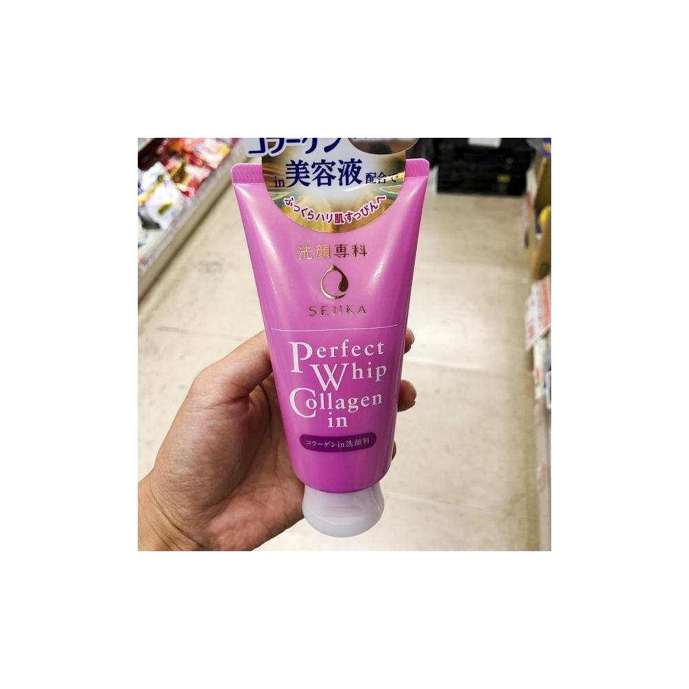 

Shiseido Senka Perfect Whip Очищающая пенка с коллагеном 120г