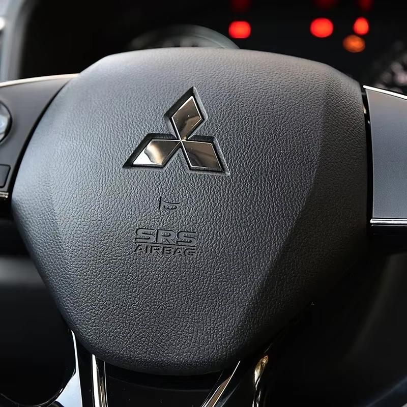 ABS Automašīnas Stūresrata Centra Uzlīme Emblēma Žetons priekš Mitsubishi ASX Ralliart Lancer Cordia Pajero Outlander Eclipse L200 EVO