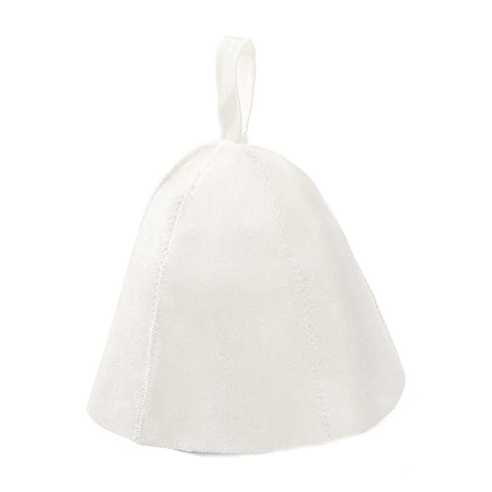 

Breathable Material Sauna Hat Vaporarium Cap Comfortable Fit белый