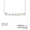 7 Chakra Drop Earrings Stainless Steel Chakras Earrings with Zircon Hindu Buddhism Yoga Meditation Jewelry Amulet Earrings
