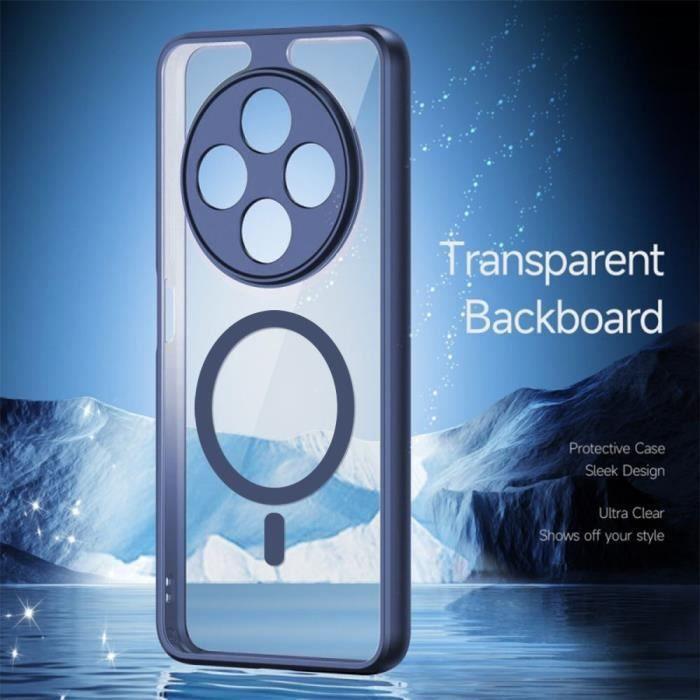 Hülle + 2 Panzergläser für Xiaomi Redmi 14C, Schutz mit Magnetring Marineblau