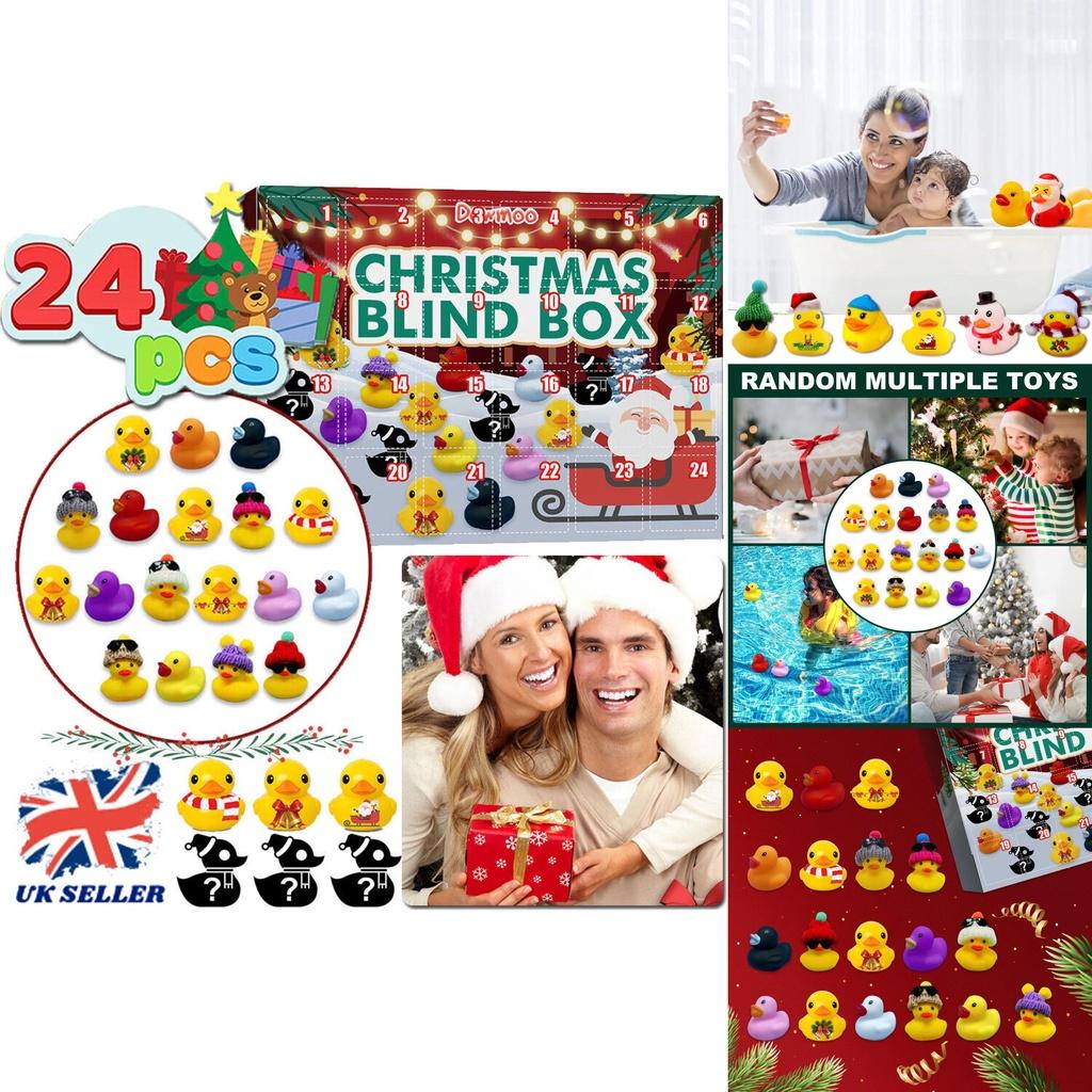 Unique Christmas Themed Rubber Ducks Advent Calendar For Kids