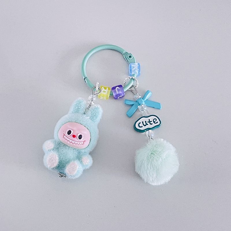 Gepflückter Mini Labubu Labubu Wollkugel Tasche Handyanhänger Niedlicher Schlüsselanhänger Geschenk