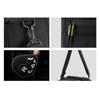 Sturdy Construction Motorcycle Storage Bag with 12L Capacity Double Closure Opening Accommodating Helmets and Ergonomic Design for Unobstructed Leg