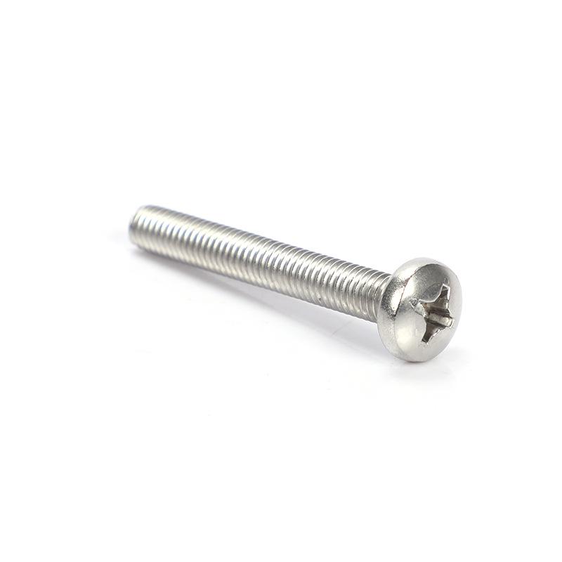 Phillips Pan Head Screws, 304 Stainless Steel, M5 M6 M8 M10 (GB818)