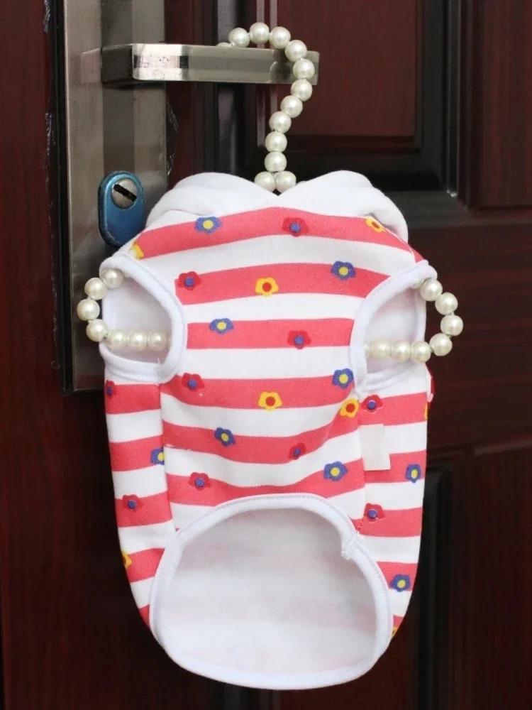 5pcs Baby Clothes Hanger Pearl Bow Rack Dog Hanger Plastic Pearl Bead Clothes Hangers Pet Cat Clothing Kid Hangers Organizer