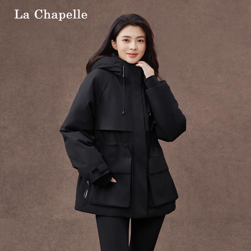 La Chapelle Women s Short Down Jacket M чёрный