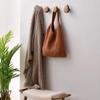 Wooden Wall Hooks Organizer 4 Pegs Rack For Coats Hats Bags Entryway Storage Solution Hanging Coats