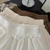 Damen Hohe Taille A-Linie Puffy Kuchenrock - Süßer Retro Ballett Stil für Frühling & Herbst
