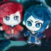 League Of Legends Arcane Vi And Caitlyn 10cm Cotton Plush Doll Pendant Anime Figure Stuffed Toy Gift For Kids Decor