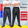Pantaloni da Wading Impermeabili Rinforzati all'Altezza della Vita - Ideali per la Pesca