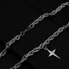 Titanium Steel Cross Necklace Hip Hop Women's Sweater Chain Steel Cold Style Unisex Necklace No Fading Couple Jewelry