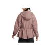 Nike Sportbekleidung Webware SS24 Alles Mode Bequem Weich Lässig Einfarbig Kapuzenjacke Damenjacke Rauchlila Schwarz FN3670-208