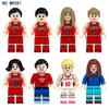 M8070 M8077 M8101 Sports Football Player Star Messi Building Block Toy