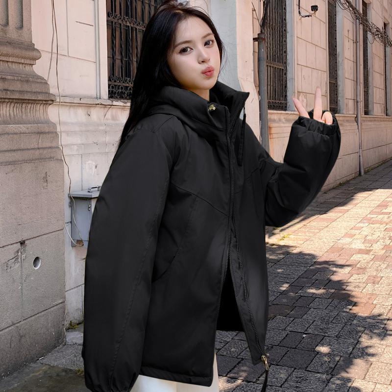 Mode Winter Damen Parkas Kapuze Dick Warm Jacken Elegant Locker Damen Mäntel