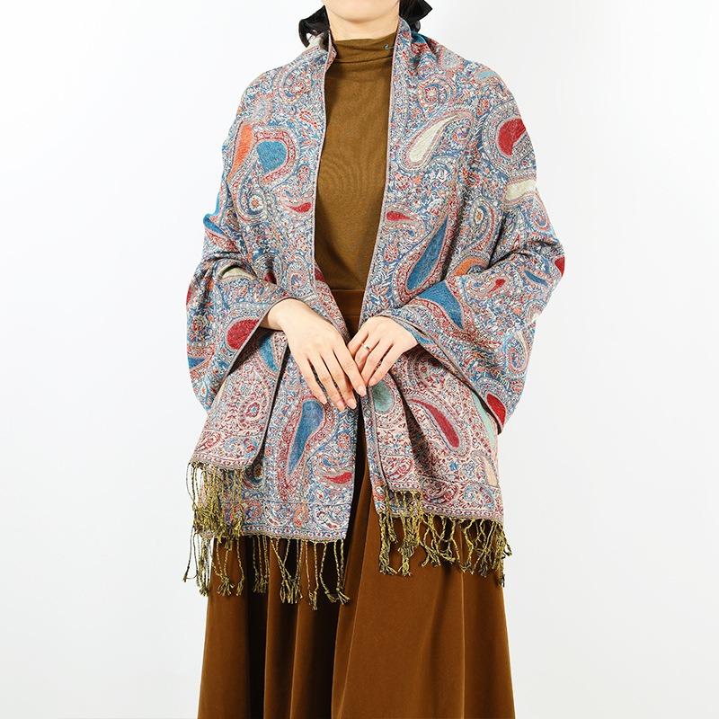Spring and Autumn with large size shawl decoration long scarf long scarf women's fringed headscarf