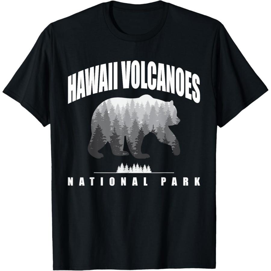 

Hawaii Volcanoes National Park Bear Souvenir US Parks T-Shirt XXXXXL