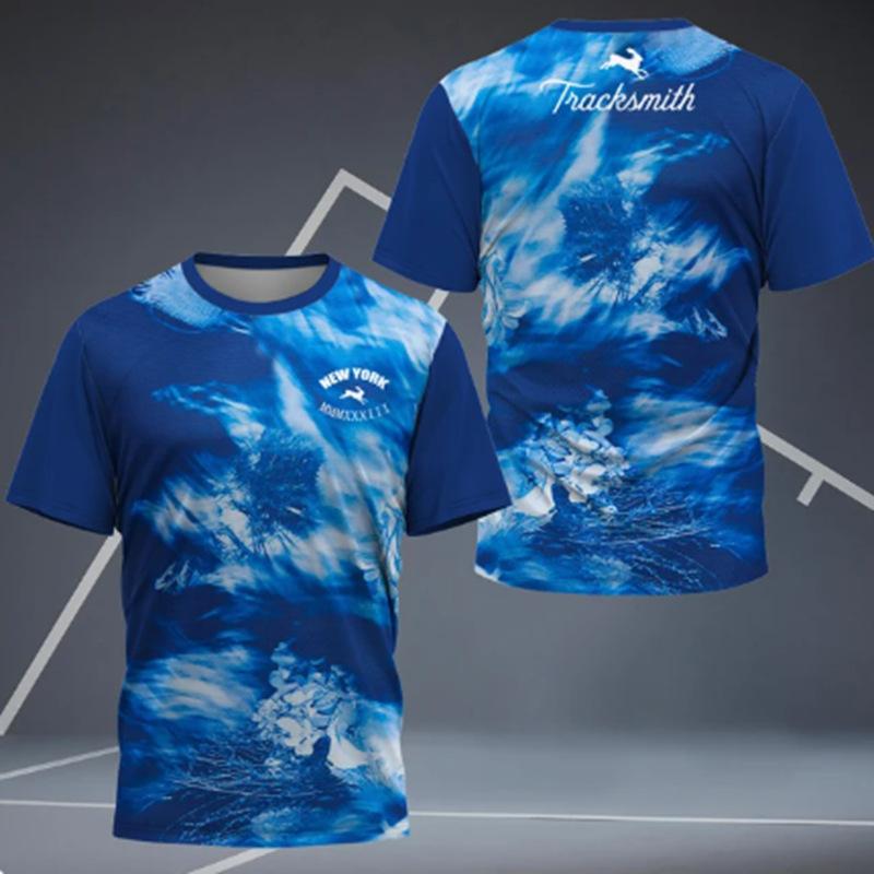 3D Digital Printing T-Shirt Teen Men's Short Sleeve Top Versatile Breathable