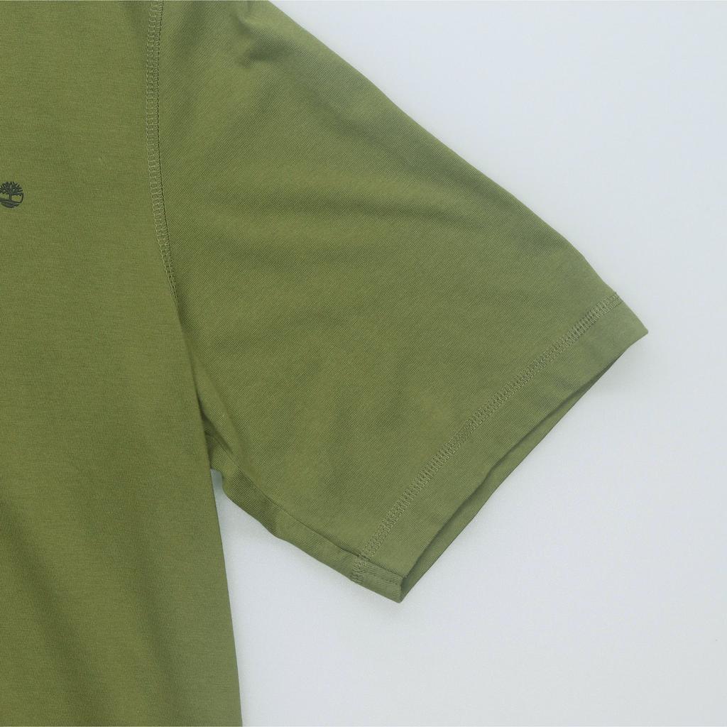 Timberland Solid Color UV Protection Breathable Crew Neck Short Sleeve T-Shirt Men Tops Avocado-Green A68RS-V46