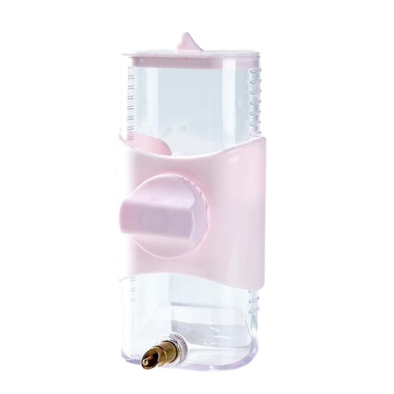 Plastic Parrot Pin Type Water Bottle Dispenser Feeder Hangings Pet Guinea Pigs Squirrels Rabbit Drinking Pipe Fountain