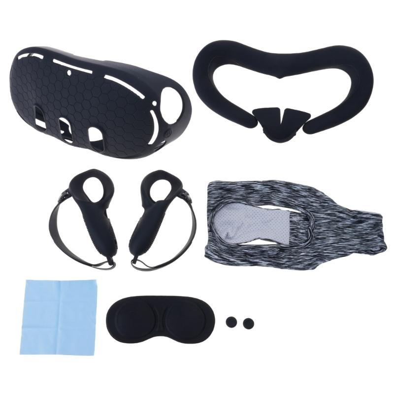 Controller Silicone Grip VR Facial Interfaces for VR Headset Protective Cover Anti-dirt Controller Cover Rocker Covers