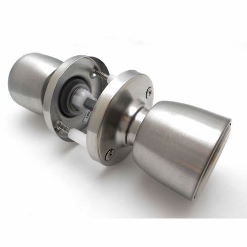 Waki Sangyo COW (Nicchu Seisakusho) Bathroom and Toilet Partition Lock, Silver, BS90 261SBME90 WR-222