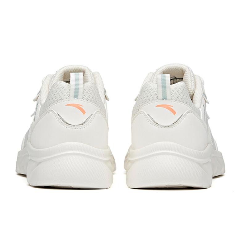 Anta Running Collection Cushioning Anti-Slip Wear-Resistant Breathability Low-Top Running Shoes Women's White Green Sneakers 922355530-2