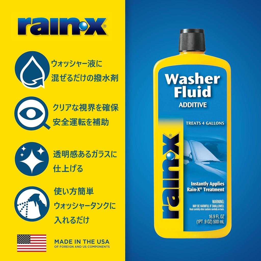 Aditiv lichid de spălare parbriz 500ml Rain-X