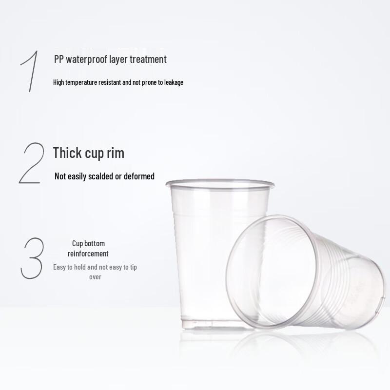 Miaojie Disposable COOL Cups 240ml - 1000 Count