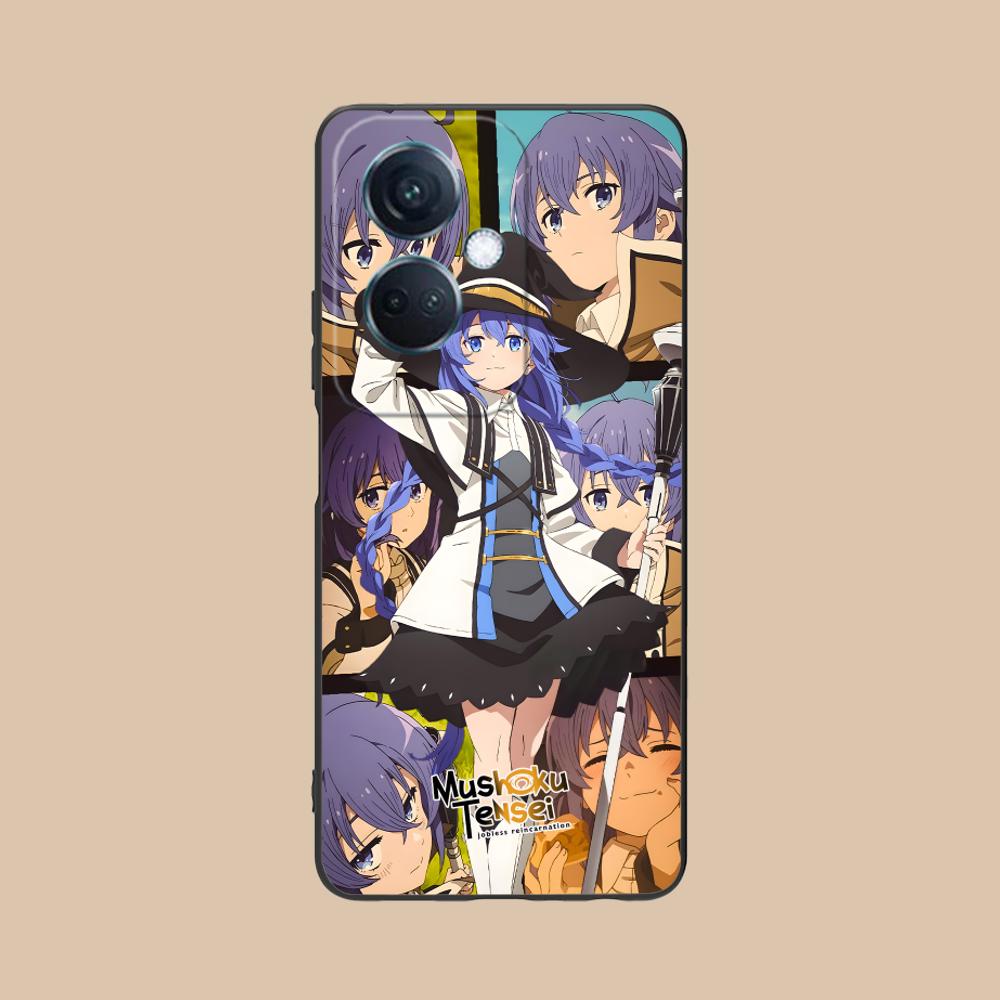 

Mushoku Tensei Roxy Mobile Phone Case for OPPO Reno 14 13 12 11 10 9 8 7 6 5 F T Pro 5G Colorful Printing Cover Cover Luxury OPPO Reno14