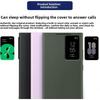 Funda Cartera de Cuero tipo Flip para Samsung Galaxy S23 Ultra con Ventana Inteligente para Uso de Negocios y Moda