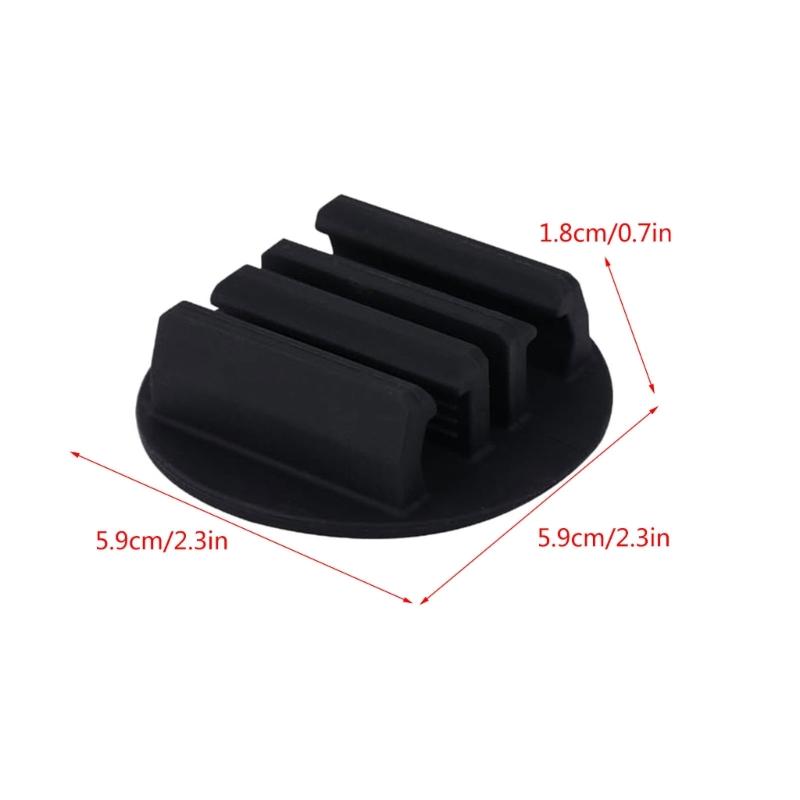 4/8 Set Durable Silicone Pen Holder Handy Writing Tool Storage Holder Convenient Silicone Pen Organizer for Students