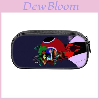 Rainbow Friends Student Pencil Case Large Capacity Nylon Stationery Organizer For School Use