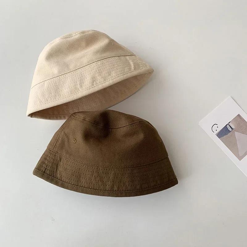 Summer Hat for Kids Baby Autumn Panama Baby Outdoor Fisherman Sun Hat Beach Accessories Kids Bucket Hat Baby Cap for Girls Boys